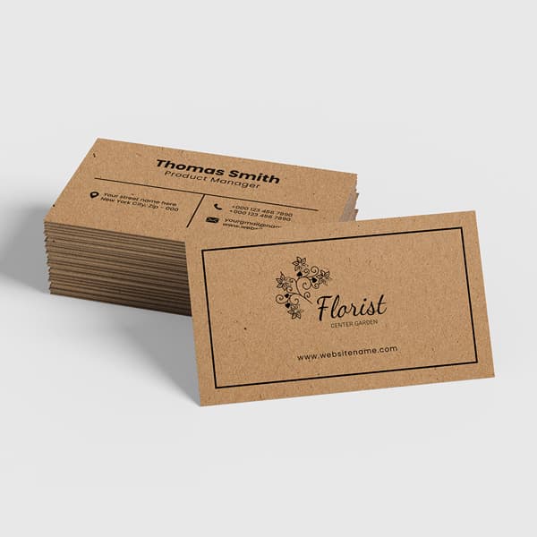 Brown Kraft Cards